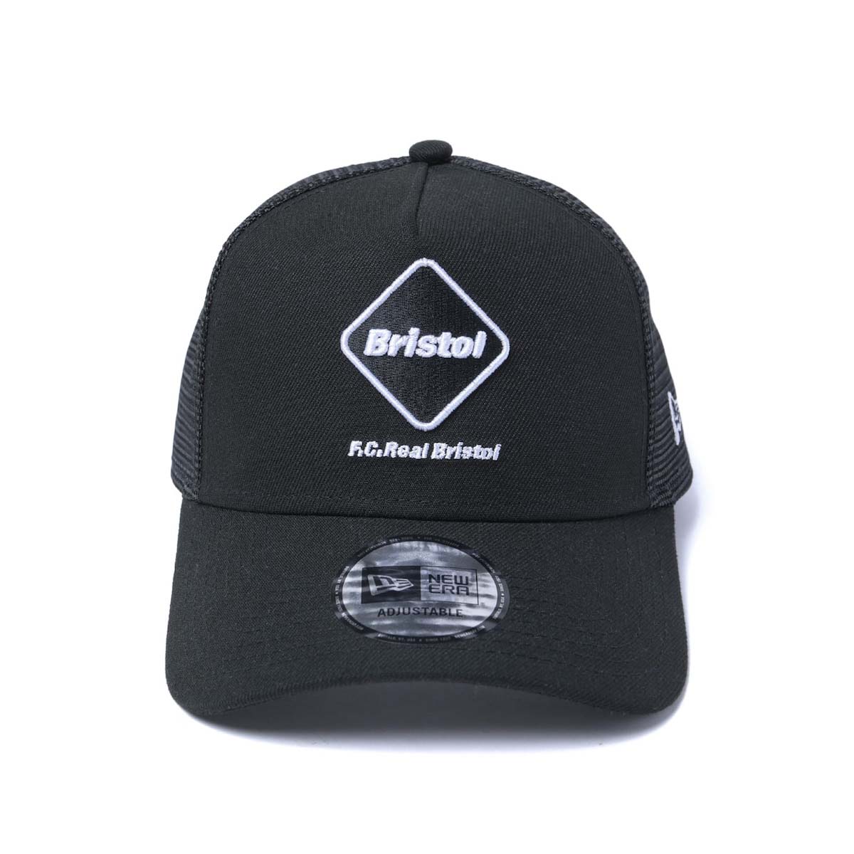 F.C.Real Bristol / NEW ERA EMBLEM 9FORTY A-FRAME MESH CAP (Black)